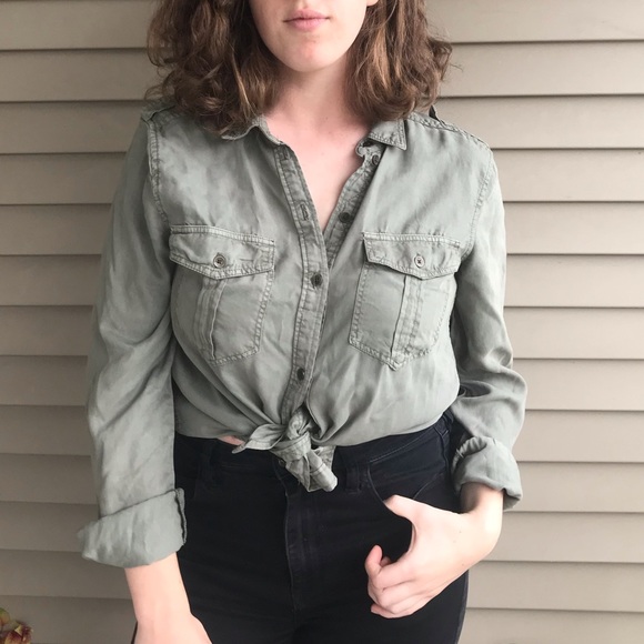 American eagle boyfriend for shirt - Picture 1 of 2